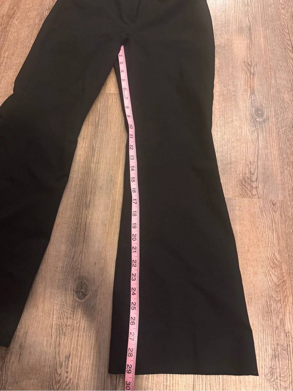 Abercrombie & Fitch Black Ultra Wide Leg Forme Pant - size 28 short